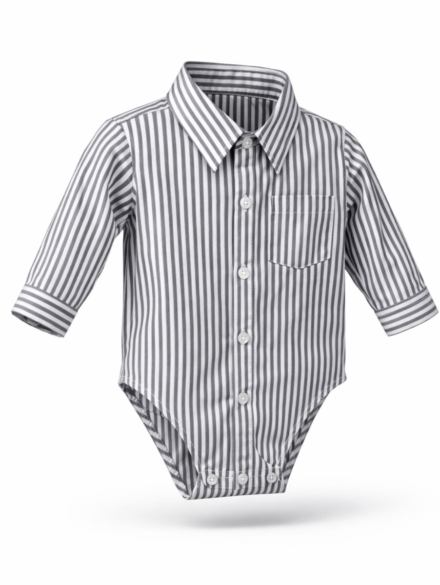 Camisa Body - Rayas Negras 