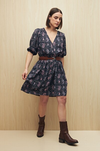 VESTIDO TENORIO Azul Marino
