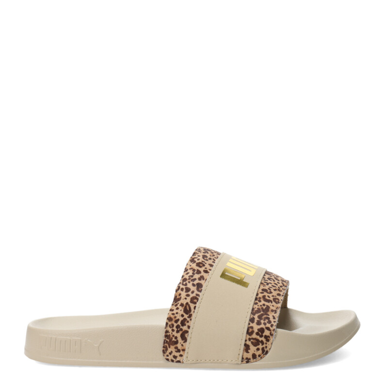 Sandalias de Mujer Puma Leadcat 2.0 Animal Flair Beige - Dorador