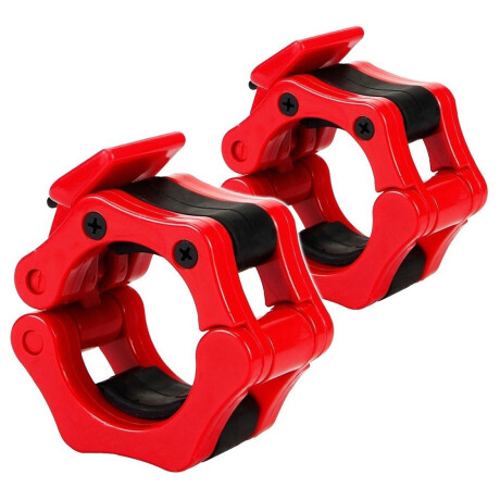 Par De Topes P/ Barra Olímpica Crossfit Clamp Rosca Fit013300