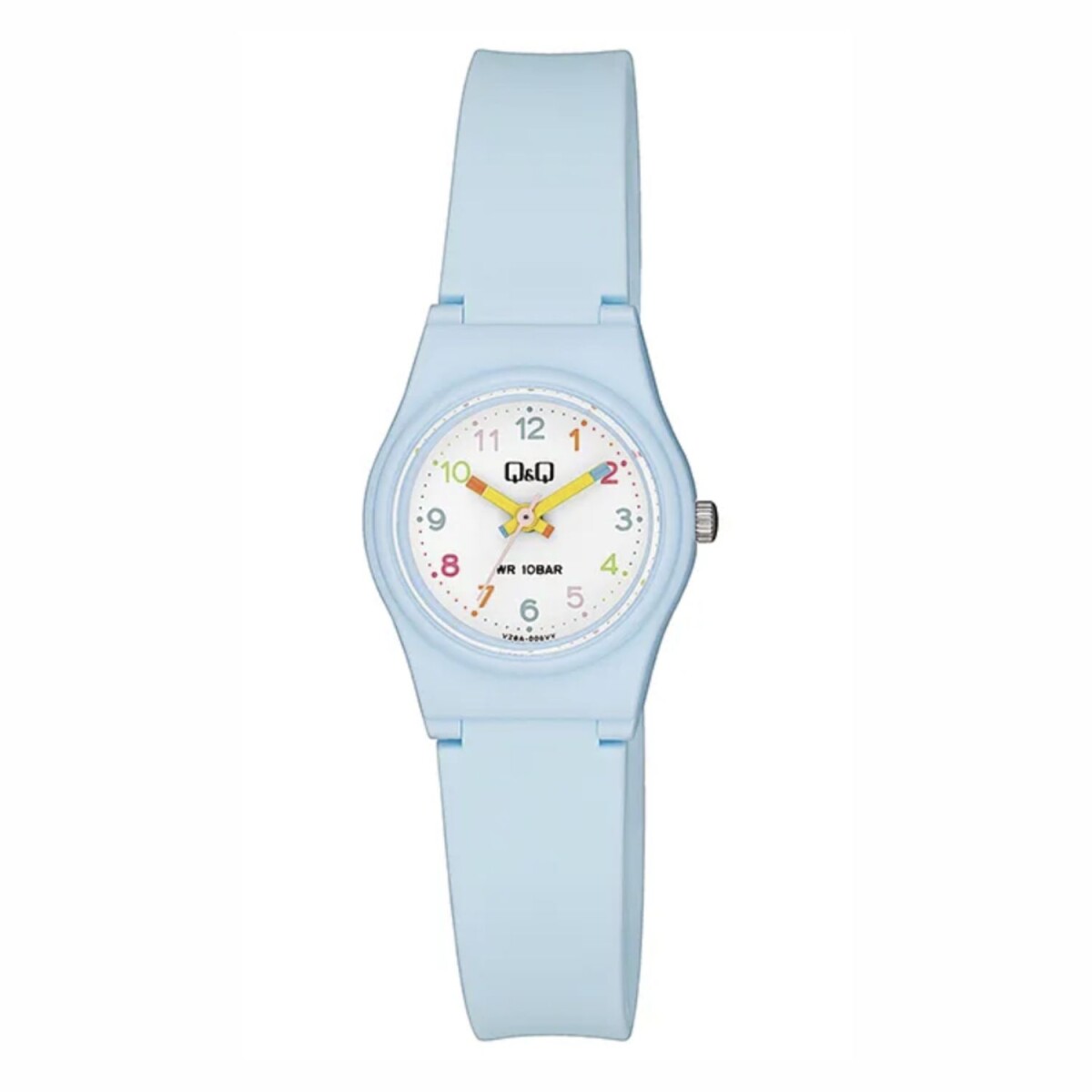Reloj Q&q Análogo para niños - celeste 