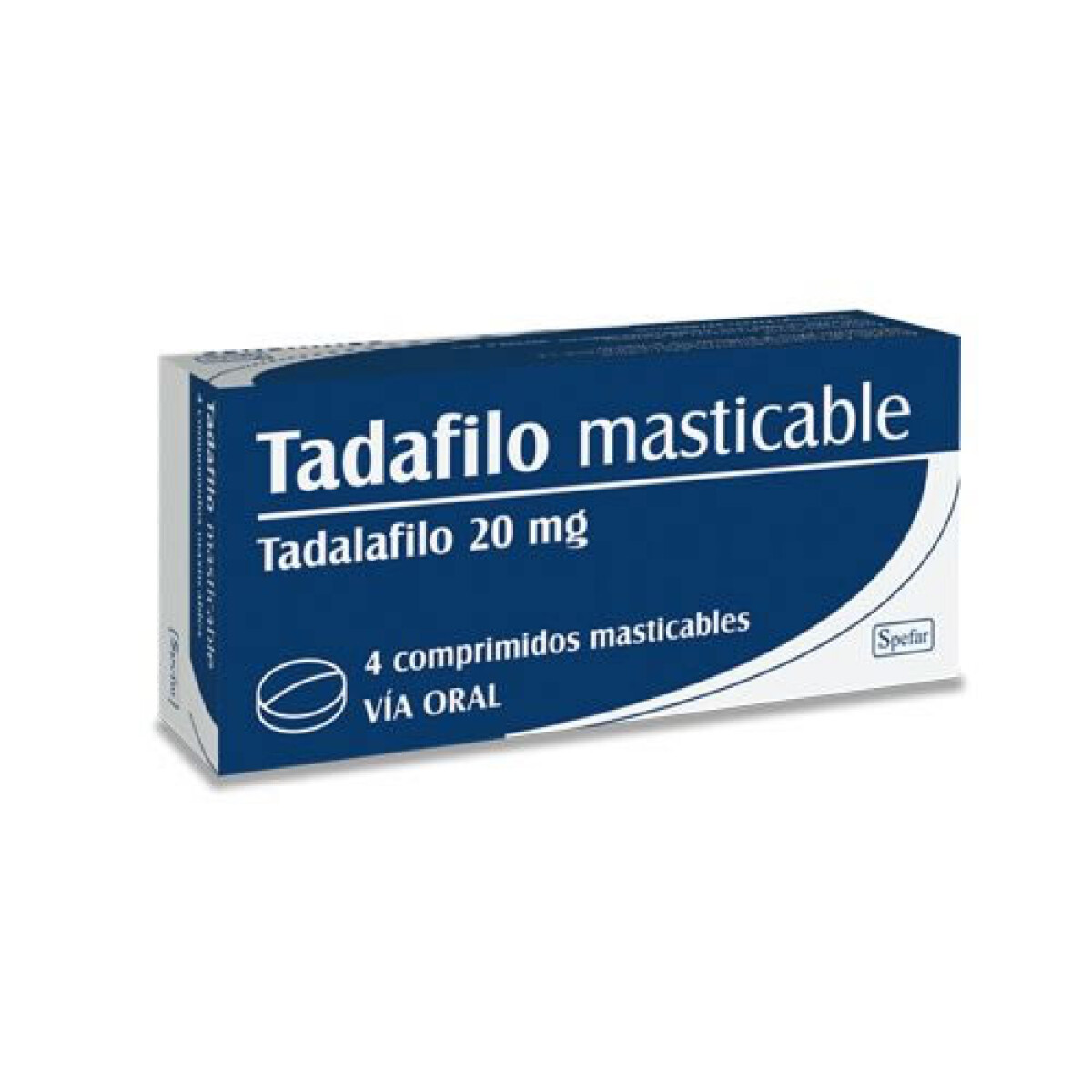 TADAFILO 20 X4 COMPRIMIDOS MASTICABLES 
