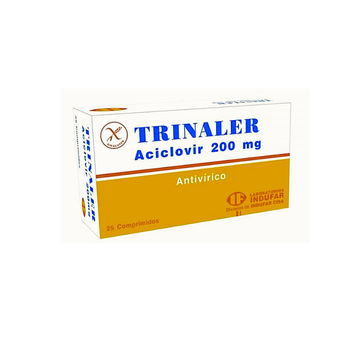 TRINALER 200 MG. CJ X 25 COMP. única