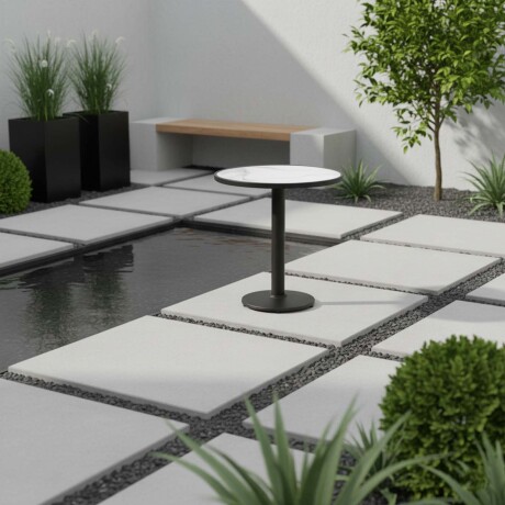 MESA ACERO BLANCO CADIZ