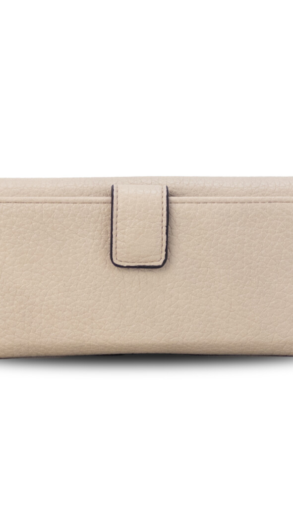 BILLETERA MIRANDA CREMA