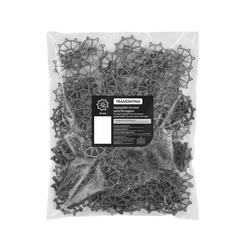 Separadores rueda 15mm p/ varilla hormigón 100un -TRAMONTINA TN1562