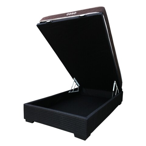 Sommier ROMA BOX BAÚL - 1 Plaza y Media - Espuma con base EPS - 110 x 188 x 16 cm - 80Kg Sommier ROMA BOX BAÚL - 1 Plaza y Media - Espuma con base EPS - 110 x 188 x 16 cm - 80Kg