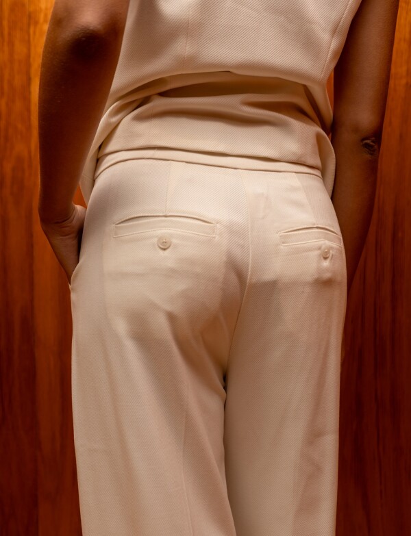 Pantalon Tejido CRUDO