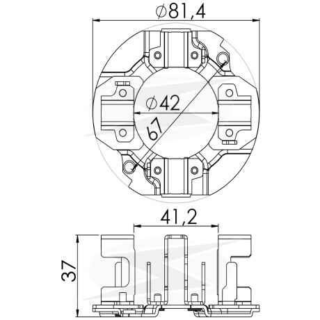 PORTA CARBONES - PORT.ARR.VOLVO BUS VW TRUCKS MITS UNIFAP PORTA CARBONES - PORT.ARR.VOLVO BUS VW TRUCKS MITS UNIFAP