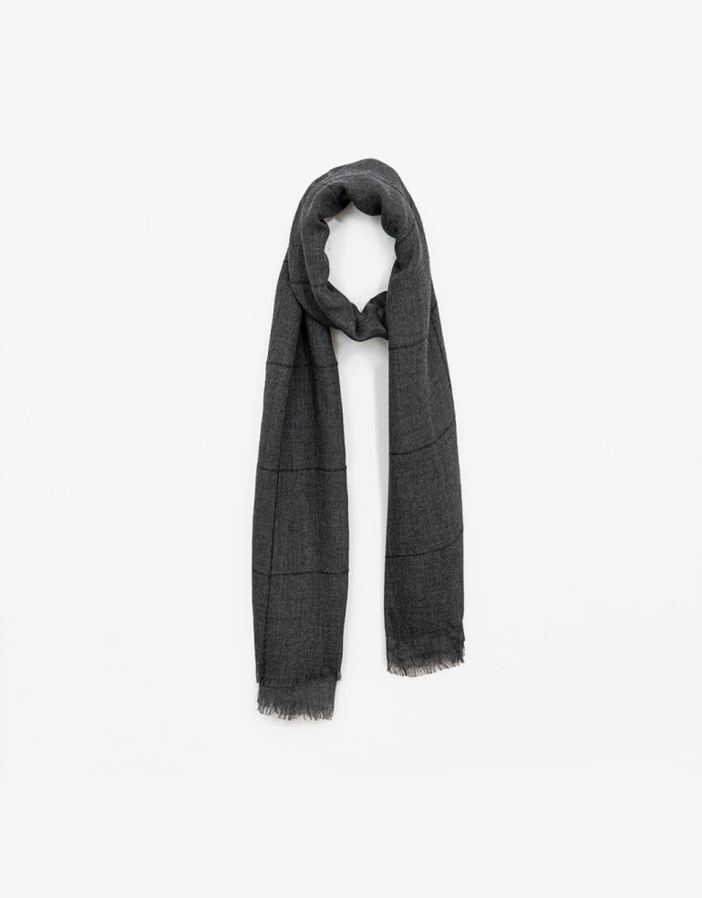 Pashminas Special Price Pashmina A Cuadros - Negro