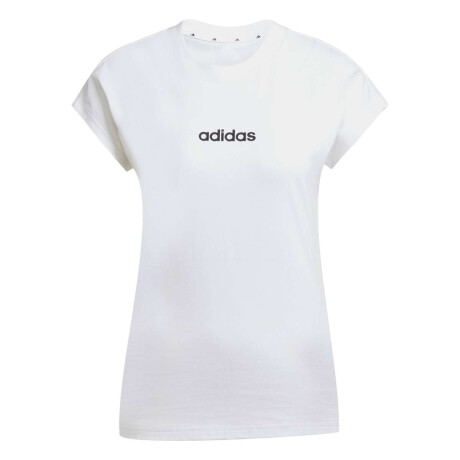 Remera Essentials Linear Tee De Mujer Blanco