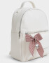 Mochilas Urbanas Romántico Mochila Con Charm - Blanco Crudo