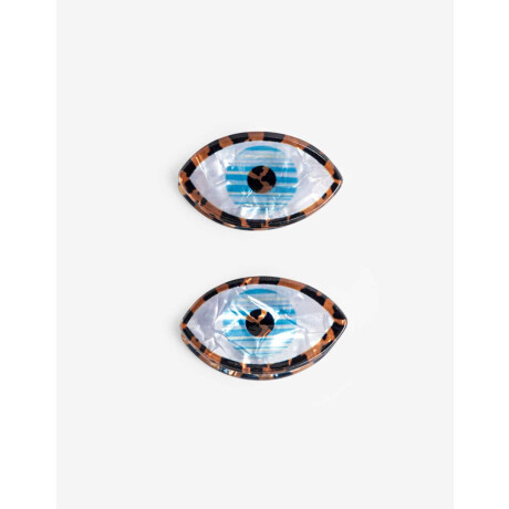 Broches Sets Acrilico Combinacion Multicolor