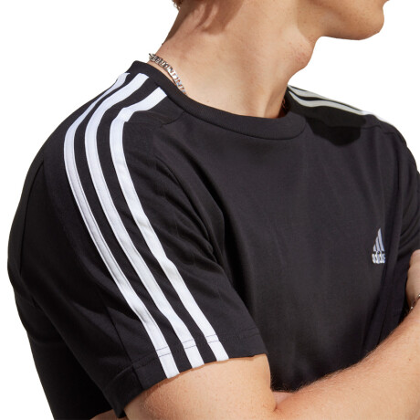 REMERA adidas ESSENTIALS SINGLE JERSEY BLACK/WHITE