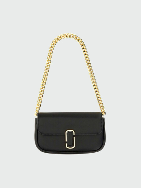 Marc Jacobs - Cartera de hombro con cadena, The Mini Shoulder Bag Negro