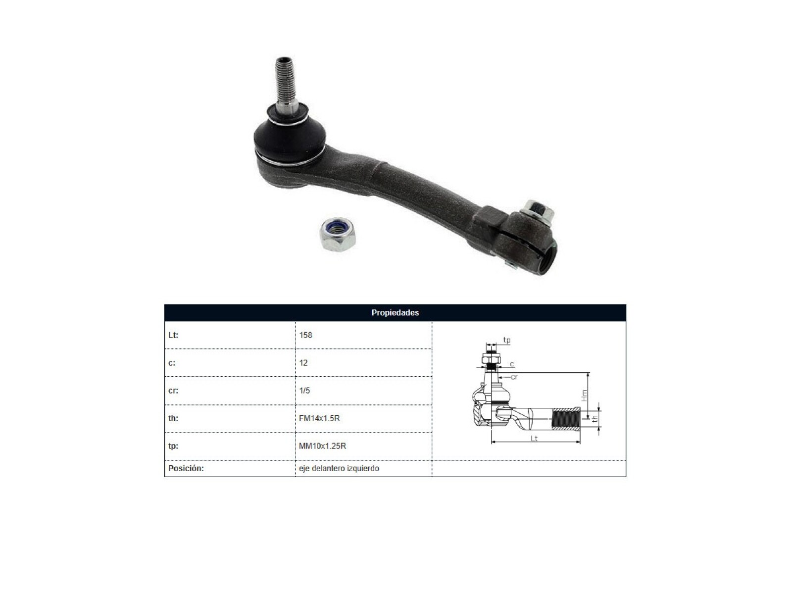 Puntero Renault Clio/Symbol 00-13 Izq 