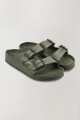 Sandalias sun Verde mili/esmeralda