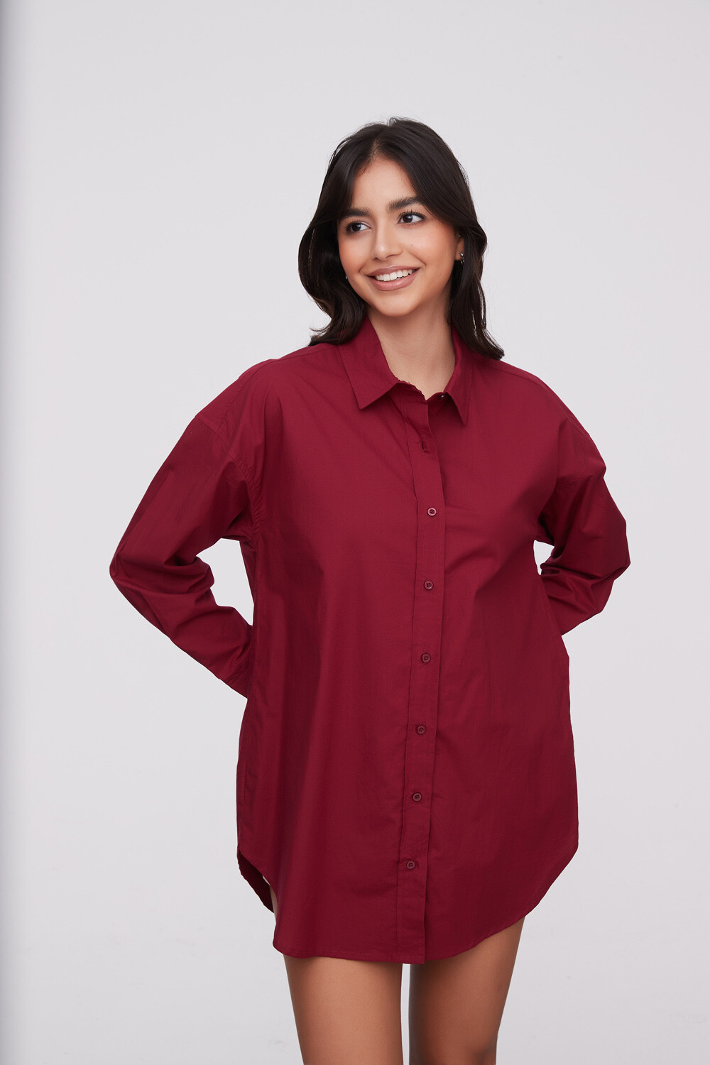 Camisa Delano Bordeaux