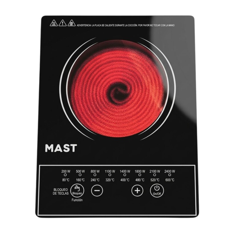 COCINA INFRARROJO MAST SIN VISOR 2000W COCINA INFRARROJO MAST SIN VISOR 2000W