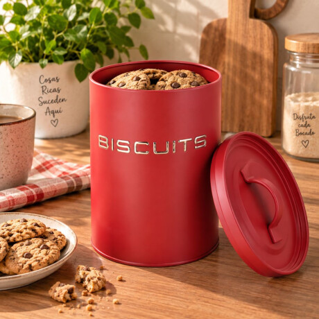 Lata para galletas Roja Lata para galletas Roja