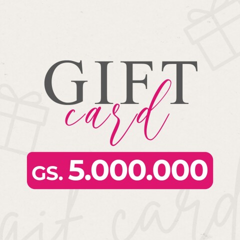 GIFTCARD 5.000.000 GS. Unica