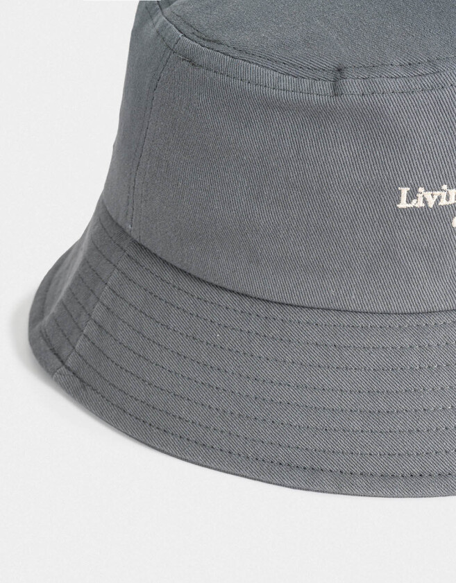 Sombreros Denim Gris Medio