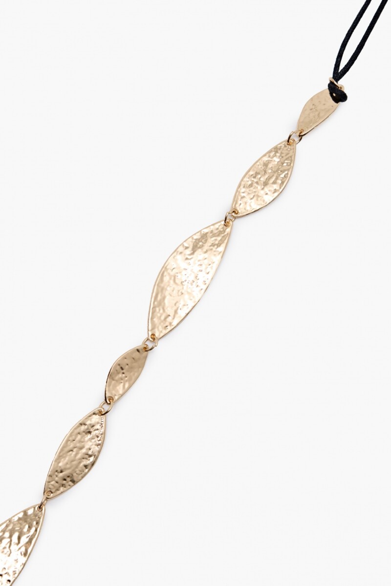 Cinturón metálico dorado