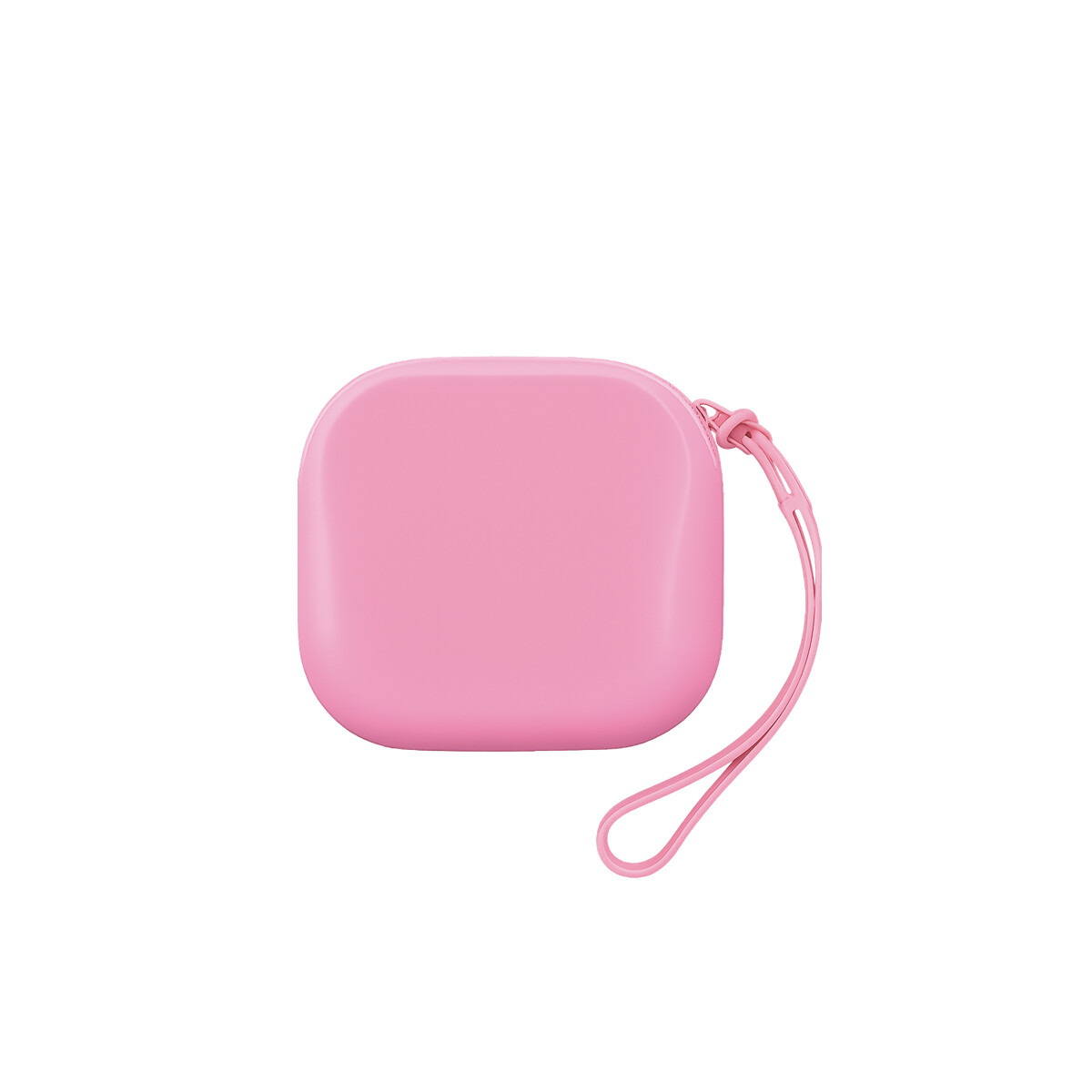 Monedero de silicona con cierre - Fucsia 