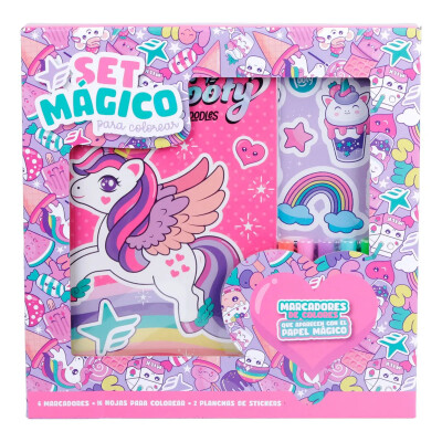 Set mágico para colorear Unicornio Footy Set mágico para colorear Unicornio Footy