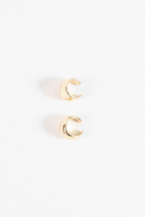 Set 2 earcuff gruesos dorado