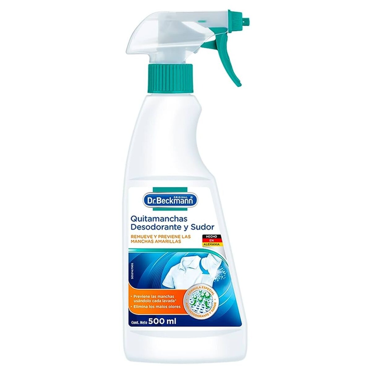 Limpiador Quita Mancha Desodorante y Sudor Dr. Beckmann - 500 ML 