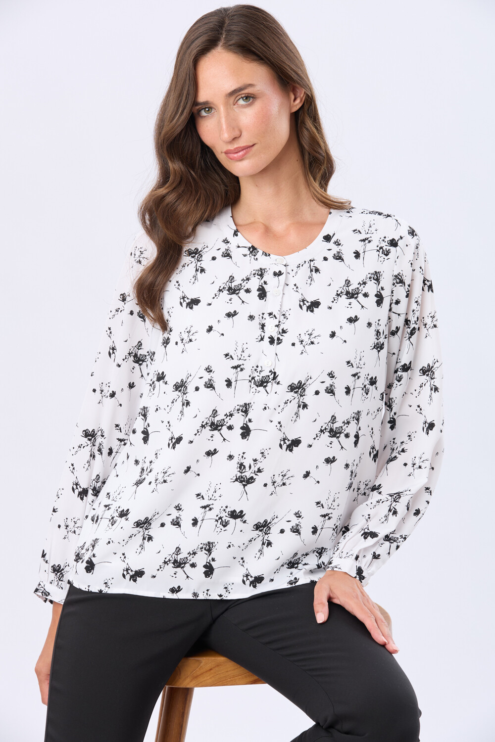 BLUSA CLASICA Flor
