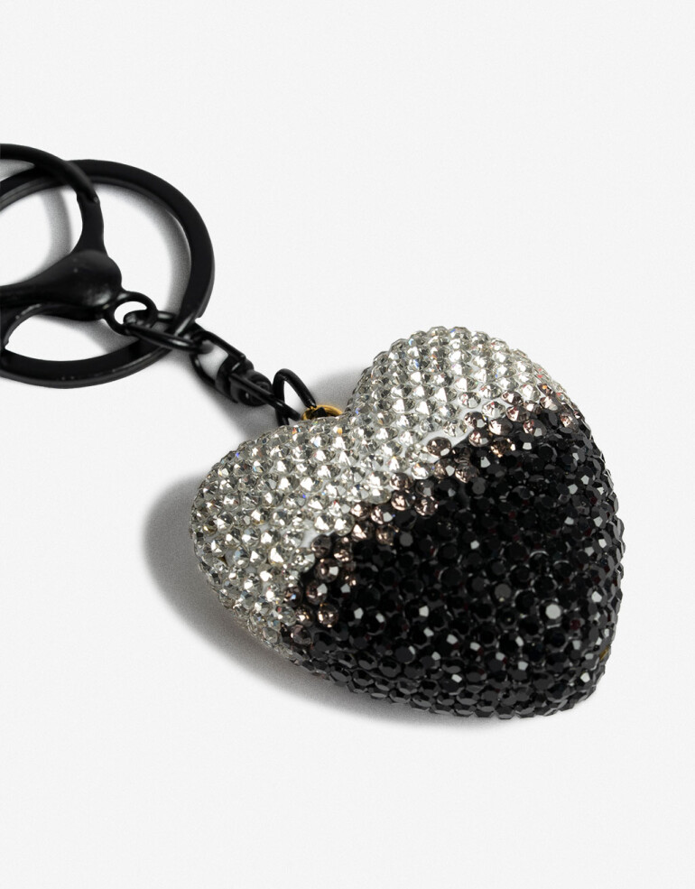 Llavero Strass Llavero Y Bag Charm Moño - Combinacion Bicolor