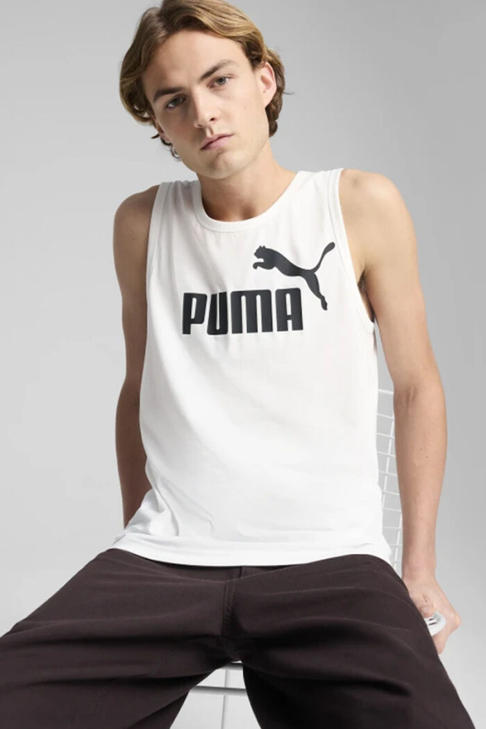 Musculosa Puma Logo Tank 682544 Blanco
