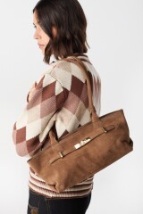 Golden Leather Bag Camel