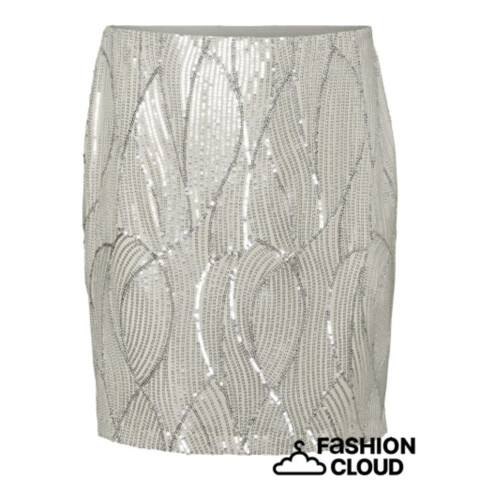 VMELLEN HW SHORT SKIRT JRS B-12 1 PUMICE STONE