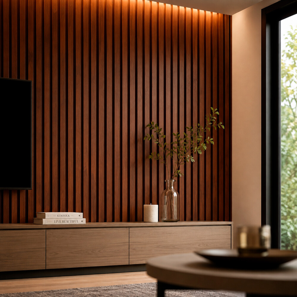 REVESTIMIENTO WPC INTERIOR HABITARE MODELO LK4030 / 2900X160X24mm Revestimiento Wpc Interior Habitare Modelo Lk4030 / 2900x160x24mm