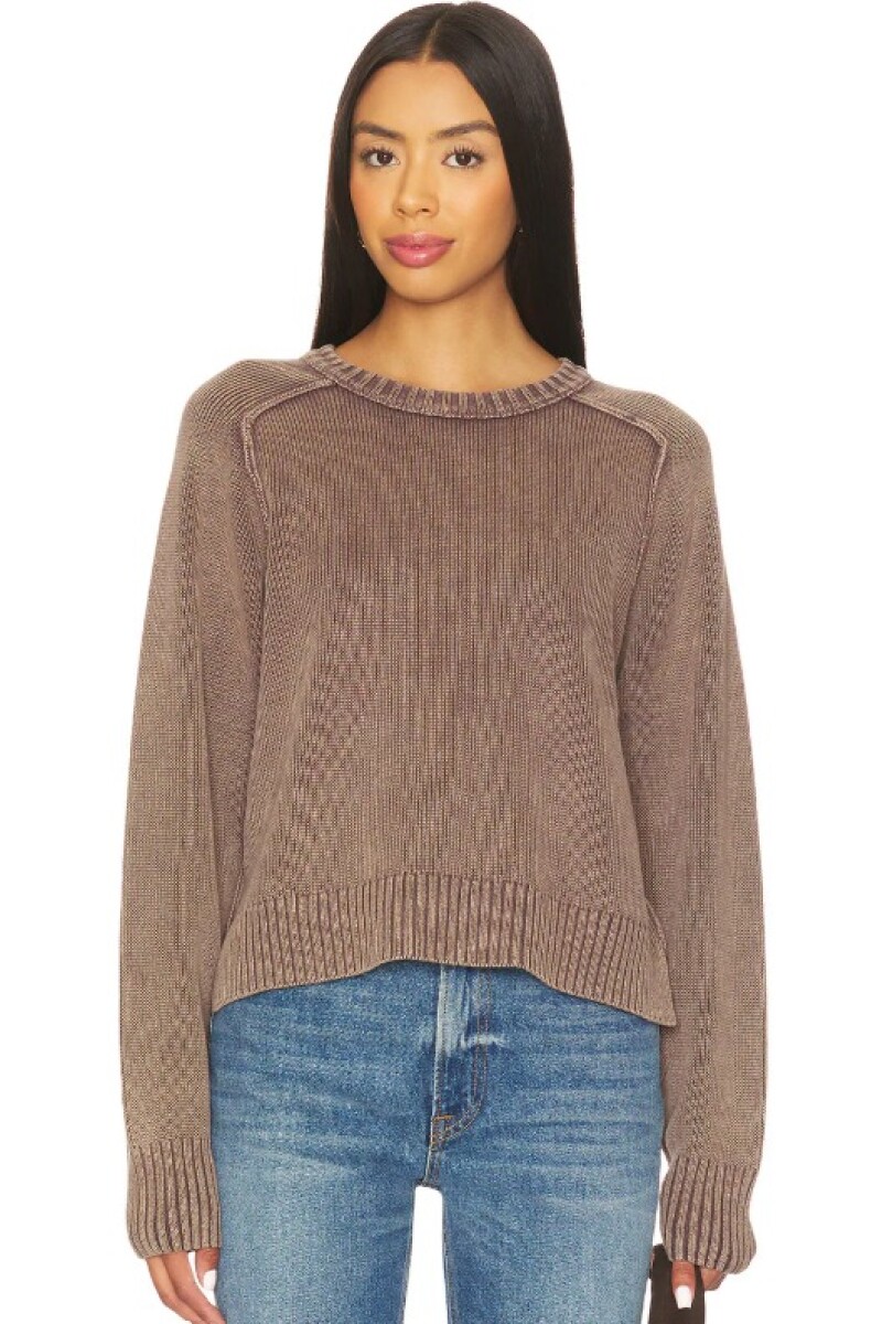 SPRING STREET PULLOVER Marron