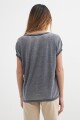 Remera acid wash con bolsillo GRIS