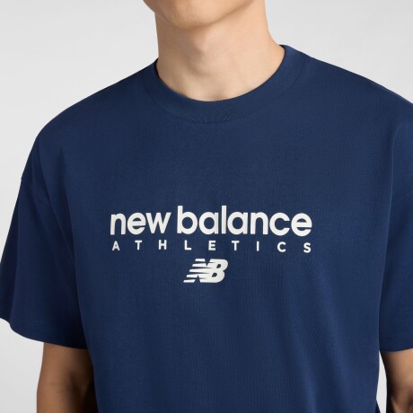 Remera New Balance de hombre - MT61D0U5NNY BLUE