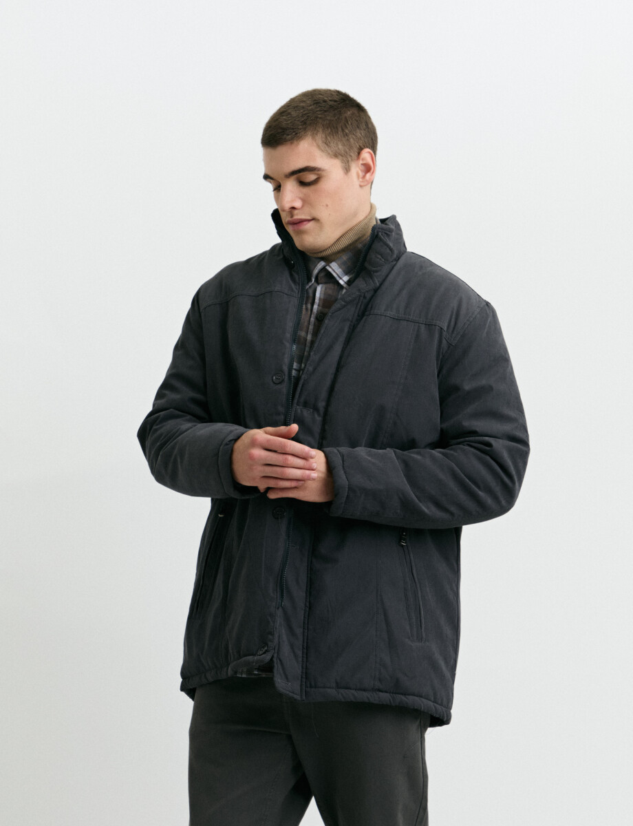 300779 CAMPERA HARRINGTON LABEL Azul Oscuro