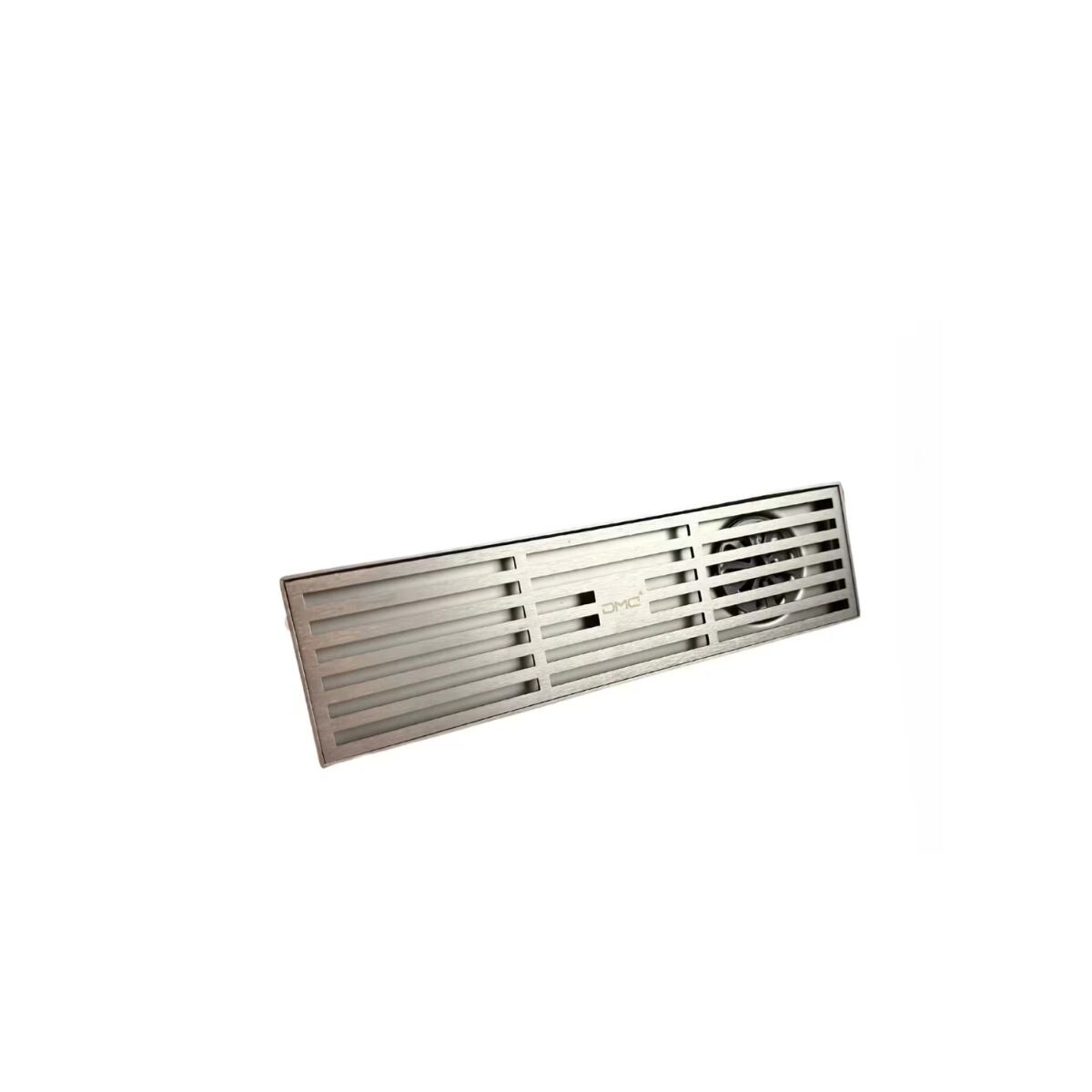 Receptáculo 30cm Lineal Acero Desagüe Lateral 
