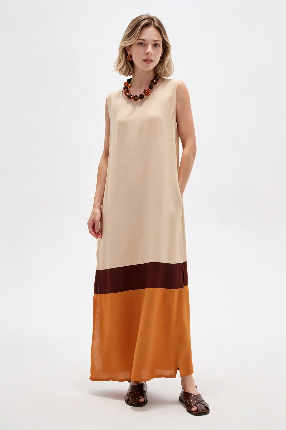 Vestido Luzo Estampado 1