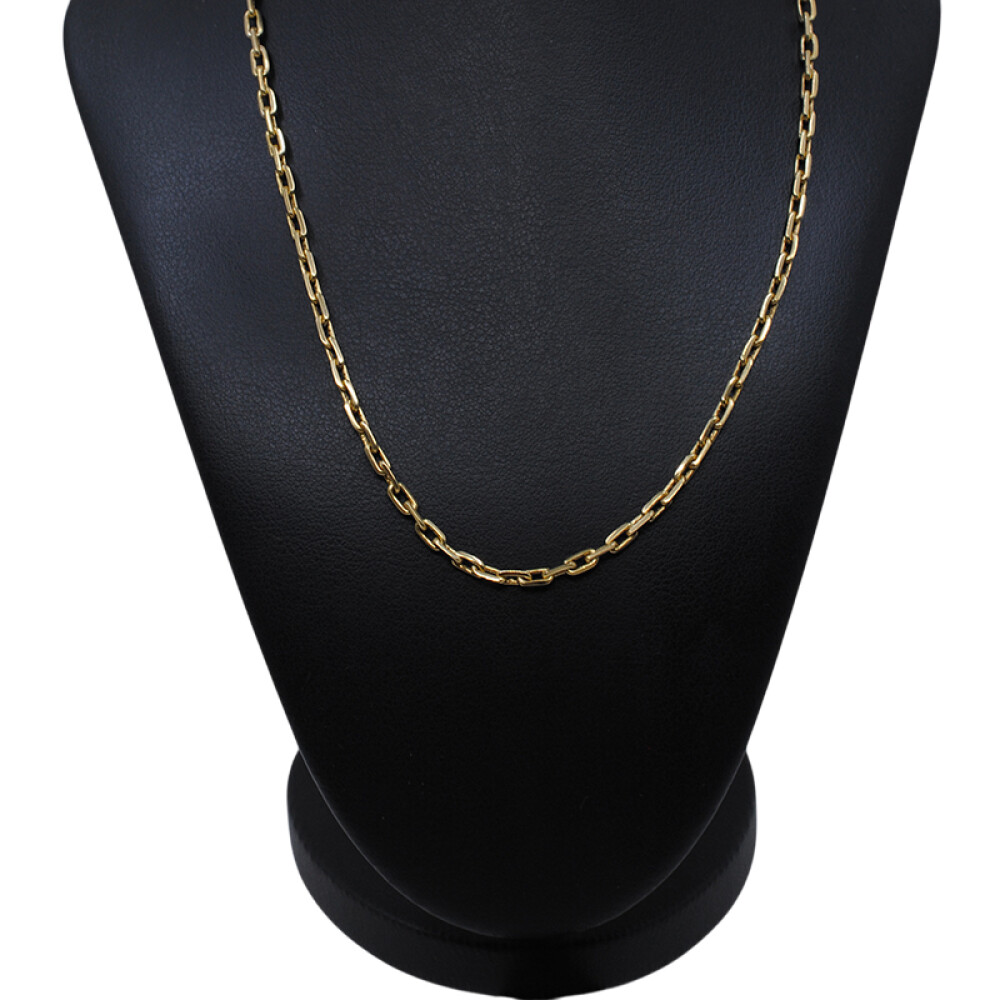 Cadena en oro 18k forcet. Largo 42cm aprox. Cadena en oro 18k forcet. Largo 42cm aprox.