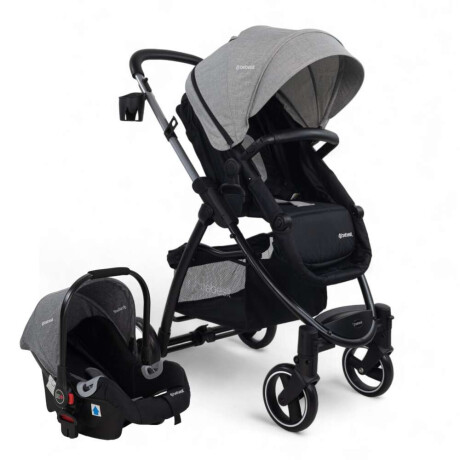 Coche Travel System I-Size Alfa Bebesit Gris