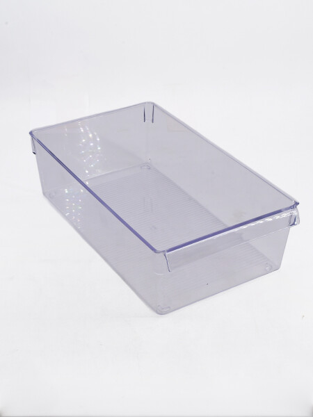 CAJA ORGANIZADORA G 36X20.5X10CM TRANSPARENTE