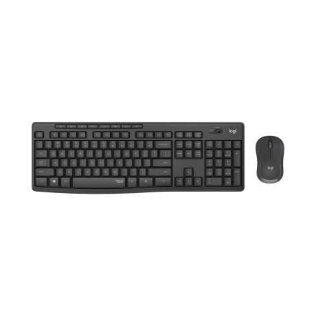 Combo Mouse + Teclado Logitech Mk295 Inalambrico Negro