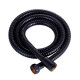 Flexible Acero Inox 1.2Mt Negro Satinado-Cepillado