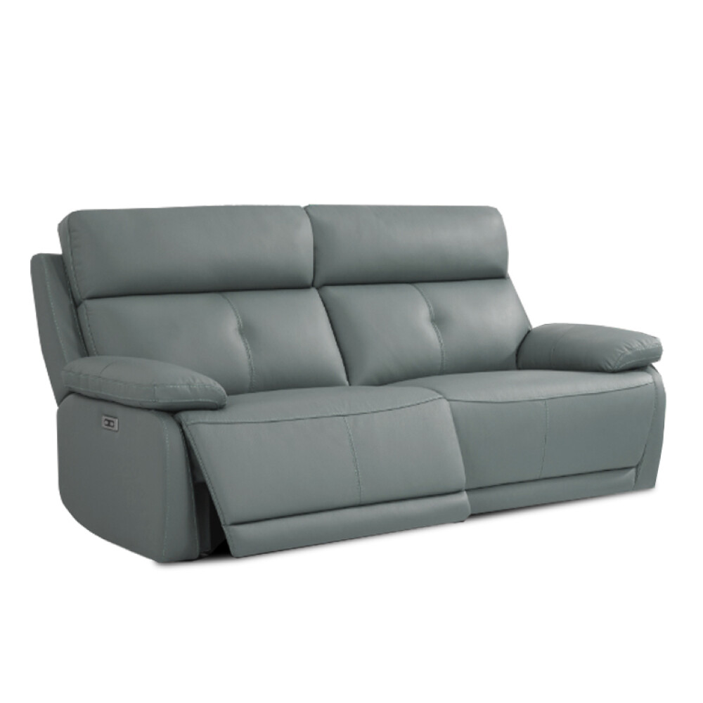 Sofá Sillón 3 cuerpos - Reclinable - Retráctil con sistema eléctrico - Línea en Cuero Genuino Sofá Sillón 3 cuerpos - Reclinable - Retráctil con sistema eléctrico - Línea en Cuero Genuino