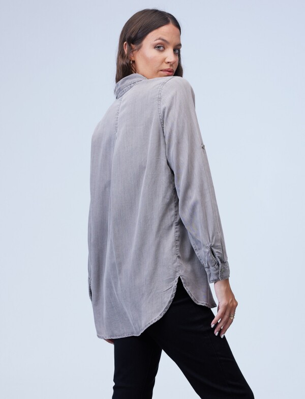 Camisa Tencel GRIS